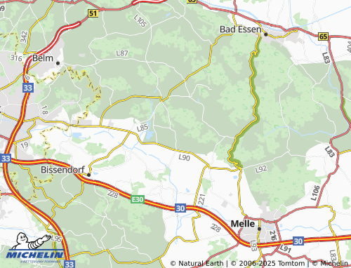 MICHELIN Ellerbeck map - ViaMichelin