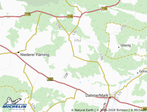 MICHELIN Heinsdorf map - ViaMichelin