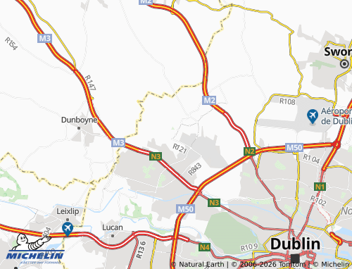 Mapa MICHELIN Tyrellstown - ViaMichelin