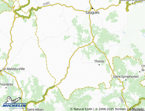 MICHELIN-Landkarte Le Villeret - ViaMichelin