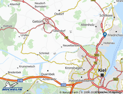 MICHELIN-Landkarte Neuwittenbek - ViaMichelin