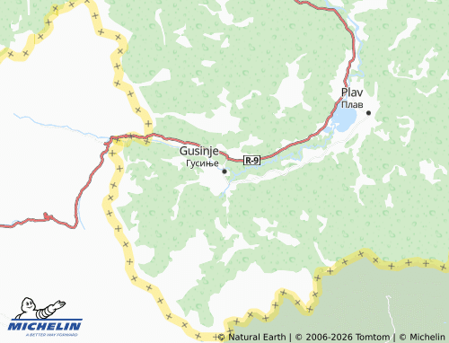 Mappa MICHELIN Gusinje - ViaMichelin