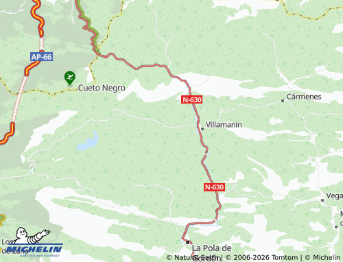 Carte MICHELIN Rodiezmo - ViaMichelin