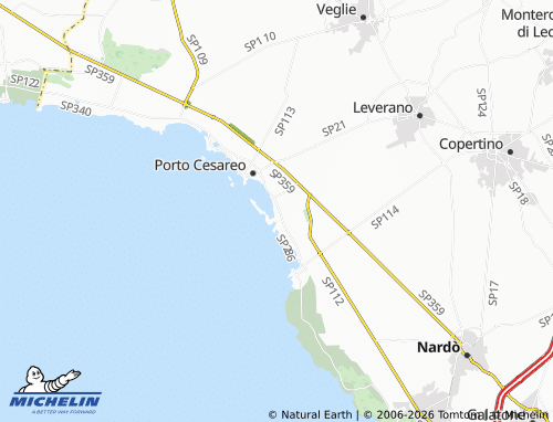 MICHELIN La Strea map - ViaMichelin