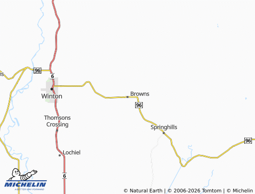 Mapa MICHELIN Browns - ViaMichelin