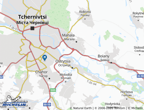 MICHELIN Prut map - ViaMichelin