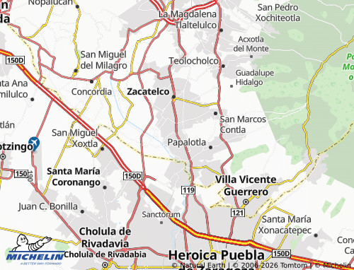 MICHELIN Xicohtzinco map - ViaMichelin