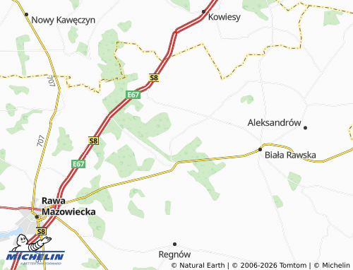 Carte MICHELIN Ossa - ViaMichelin