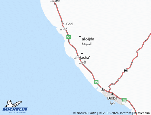 Kaart MICHELIN al-Ghal - ViaMichelin