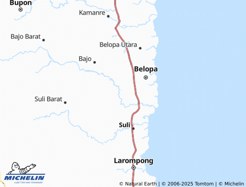 MICHELIN Cakkeawo map - ViaMichelin