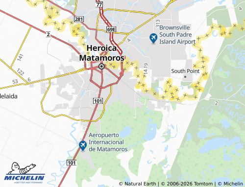 MICHELIN Independencia map - ViaMichelin