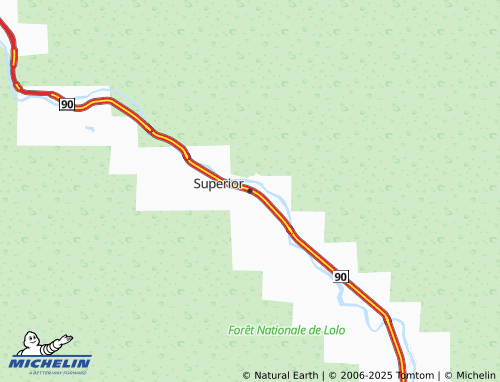 MICHELIN Superior map - ViaMichelin