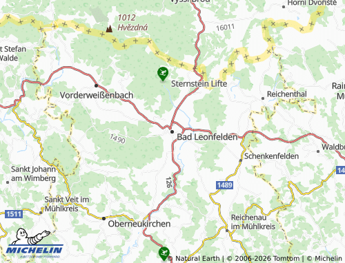 MICHELIN Bad Leonfelden map - ViaMichelin