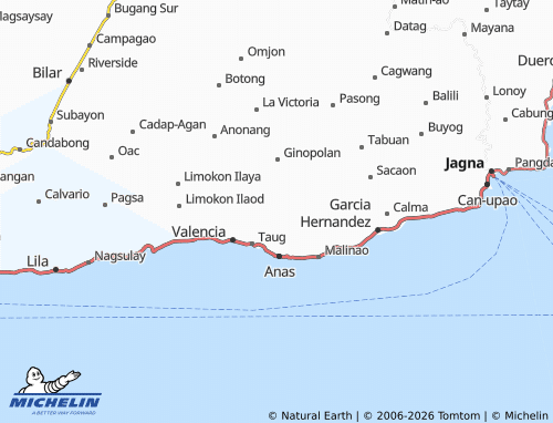 MICHELIN Ticum map - ViaMichelin
