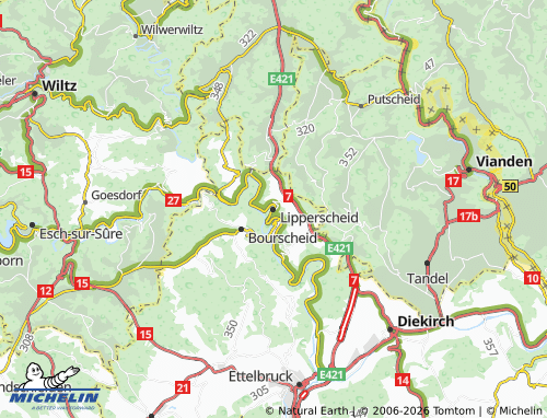 Mapa MICHELIN Lipperscheid - ViaMichelin