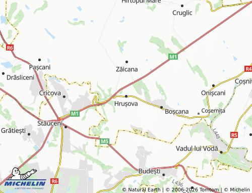 MICHELIN Hrușova map - ViaMichelin
