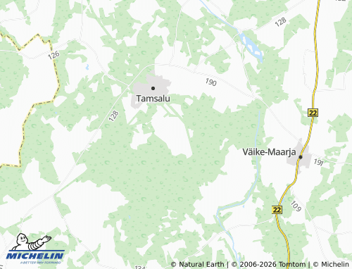 Carte MICHELIN Põdrangu - ViaMichelin