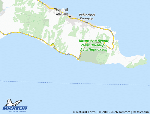 MICHELIN Loutra map - ViaMichelin