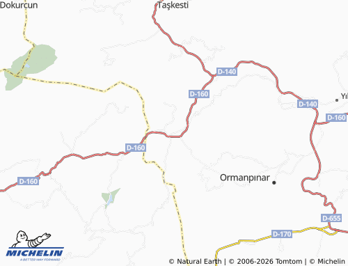 Mappa MICHELIN Samsaçavuş - ViaMichelin