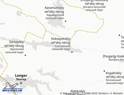 MICHELIN-Landkarte Koksayyek - ViaMichelin