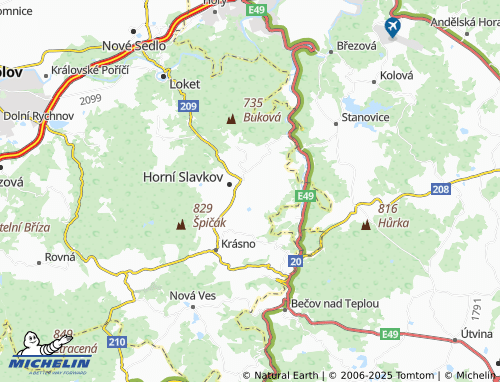 Mapa MICHELIN Kounice - ViaMichelin
