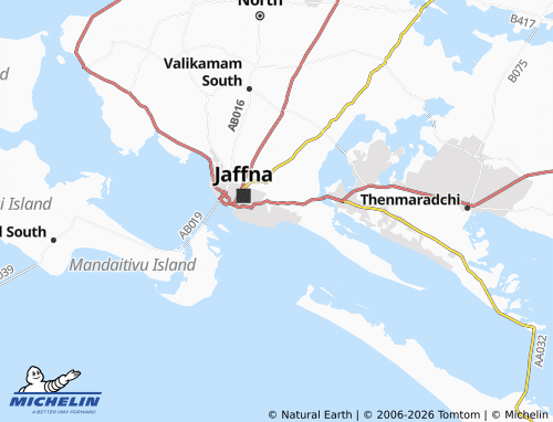 Mappa MICHELIN Columbuthurai West - ViaMichelin