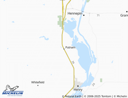 MICHELIN Putnam map - ViaMichelin