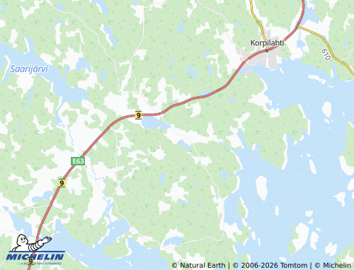 Kaart MICHELIN Särkijoki - ViaMichelin