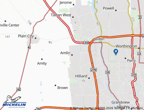 Mapa MICHELIN Amlin - ViaMichelin