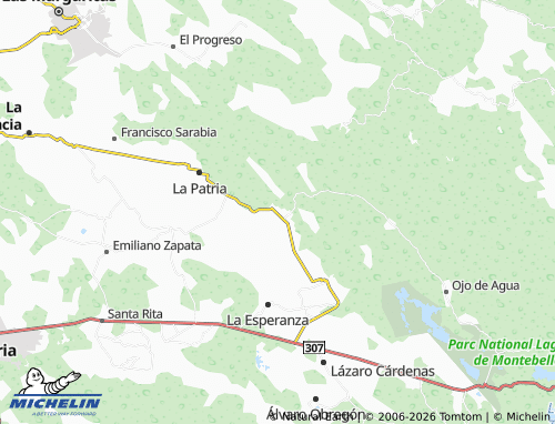 MICHELIN-Landkarte Villa Hermosa - ViaMichelin
