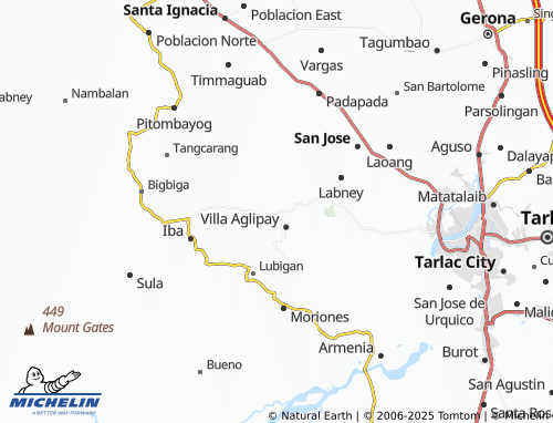MICHELIN Lawacamulag map - ViaMichelin