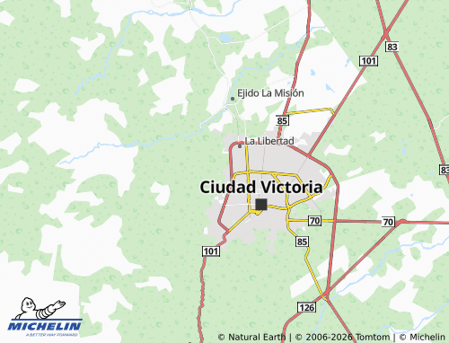 Mappa MICHELIN Zeferino Fajardo Luna - ViaMichelin