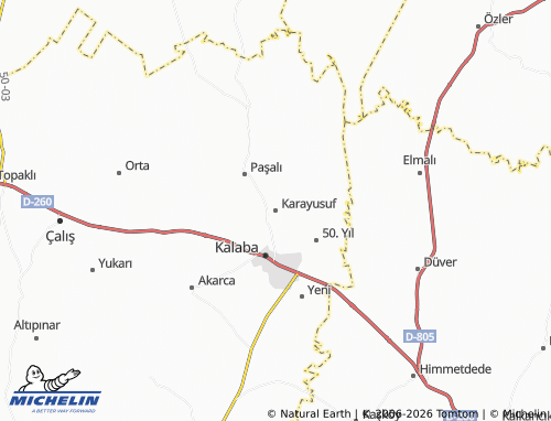Mappa MICHELIN Karayusuf - ViaMichelin