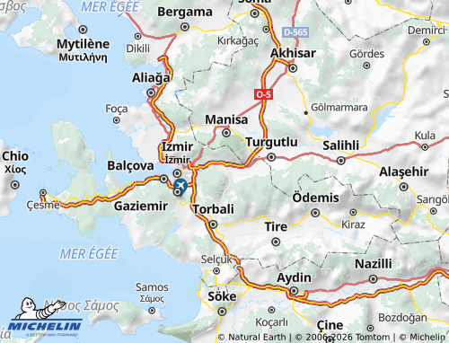 MICHELIN-Landkarte Kemalpaşa - ViaMichelin