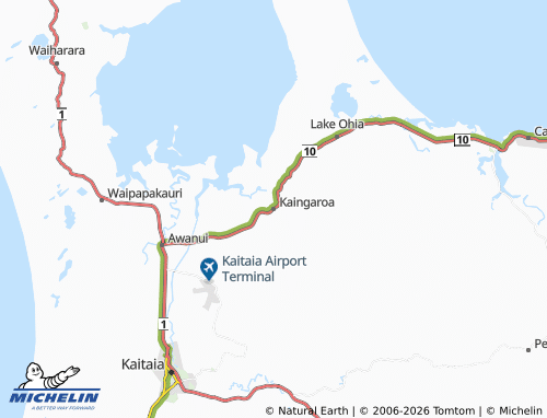 Mapa MICHELIN Kaingaroa - ViaMichelin