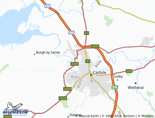 Carte MICHELIN Kingmoor - ViaMichelin