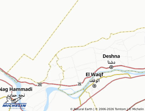 Mappa MICHELIN Naj' Sa'eed - ViaMichelin
