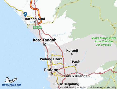 Mapa MICHELIN Air Pacah - ViaMichelin