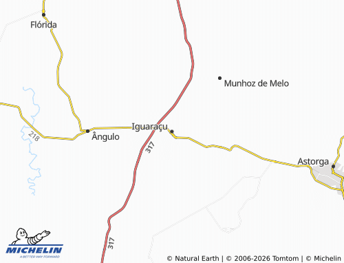 Carte MICHELIN Iguaraçu - ViaMichelin