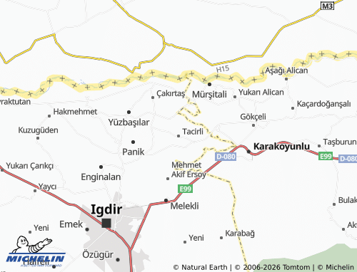 MICHELIN Tacirli map - ViaMichelin