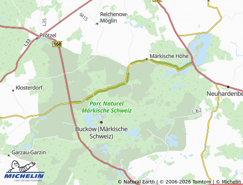 MICHELIN Pritzhagen map - ViaMichelin