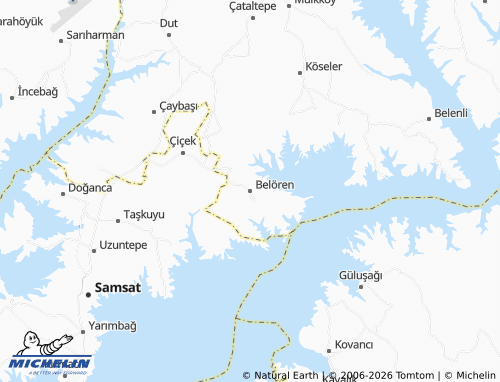 MICHELIN Belören map - ViaMichelin