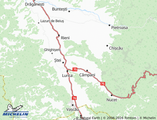 MICHELIN Seghiște map - ViaMichelin
