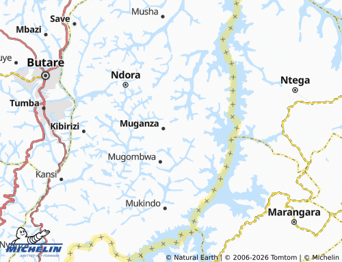 Carte MICHELIN Byiza - ViaMichelin