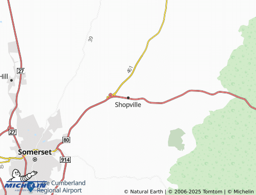 MICHELIN Shopville map - ViaMichelin