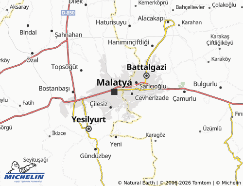 MICHELIN Çukurdere map - ViaMichelin