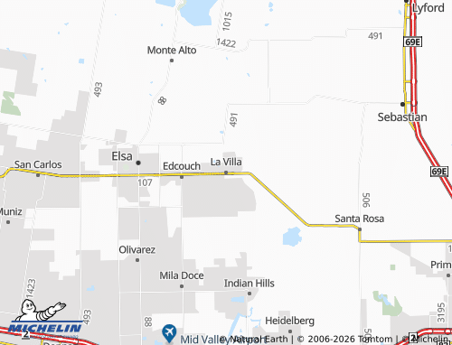 Mappa MICHELIN La Villa - ViaMichelin