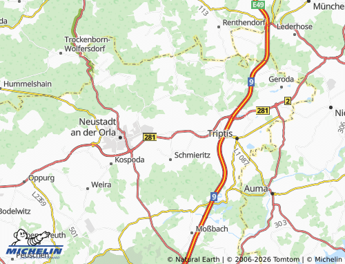 Mappa MICHELIN Dreitzsch - ViaMichelin