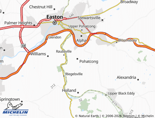 Mappa MICHELIN Pohatcong - ViaMichelin