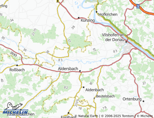MICHELIN-Landkarte Walchsing - ViaMichelin